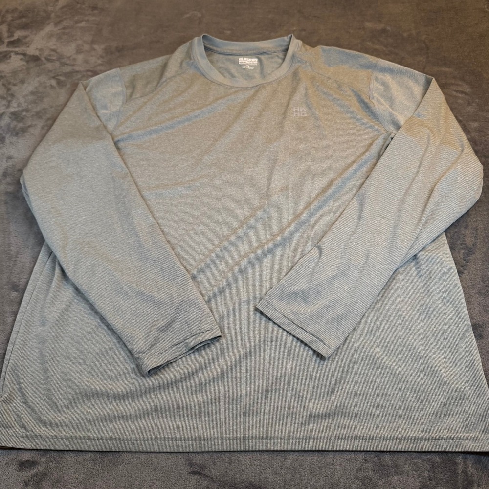 Duluth Trading Co Alaskan Hardgear Mens XL Gray Long Sleeve Performance Shirt
